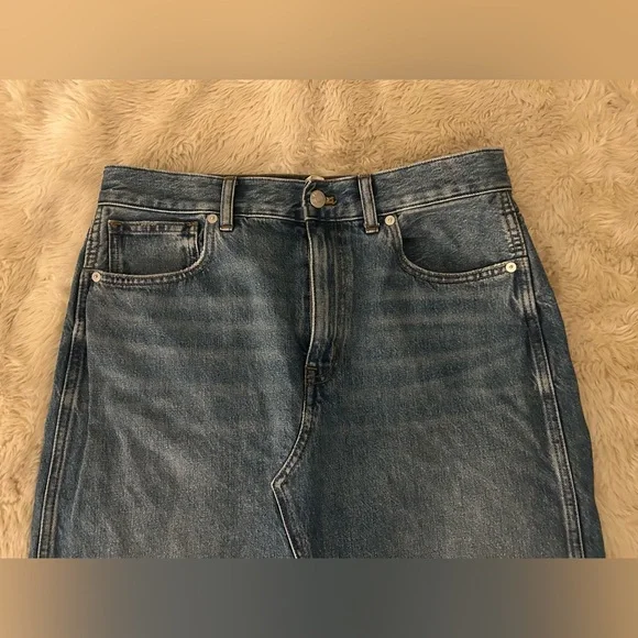 Madwell Rilee Denim Midi Skirt - Picture 7 of 9